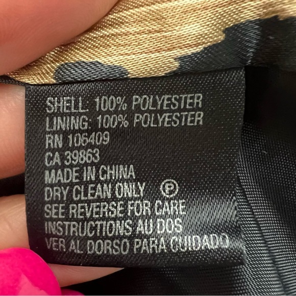 NWOT Tahari Arthur S. Levine sleeveless black dress with pleated trim. - Picture 3 of 10